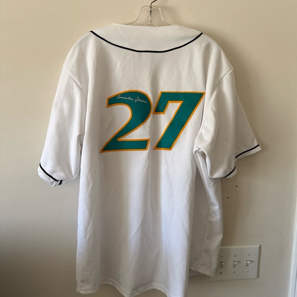 Ot Sports Other - Men’s OT Sports Brandon Jones #27 Auto Myrtle Beach Pelicans Jersey Sz XL White